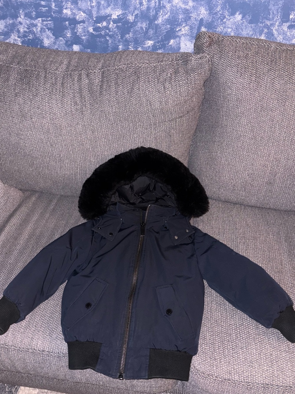 KIDS UNISEX ORIGINAL SHEARLING TRIM BOMBER